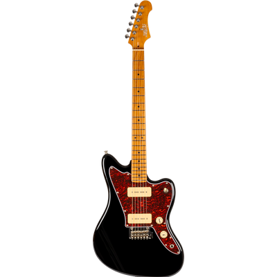 Jet Guitars JJ-300 P90 BK J-stijl P90 elektrisch Zwart