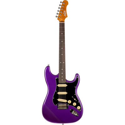 Jet Guitars JT 300 PLM R T-stijl SSS Pruim, Rozenw. FB