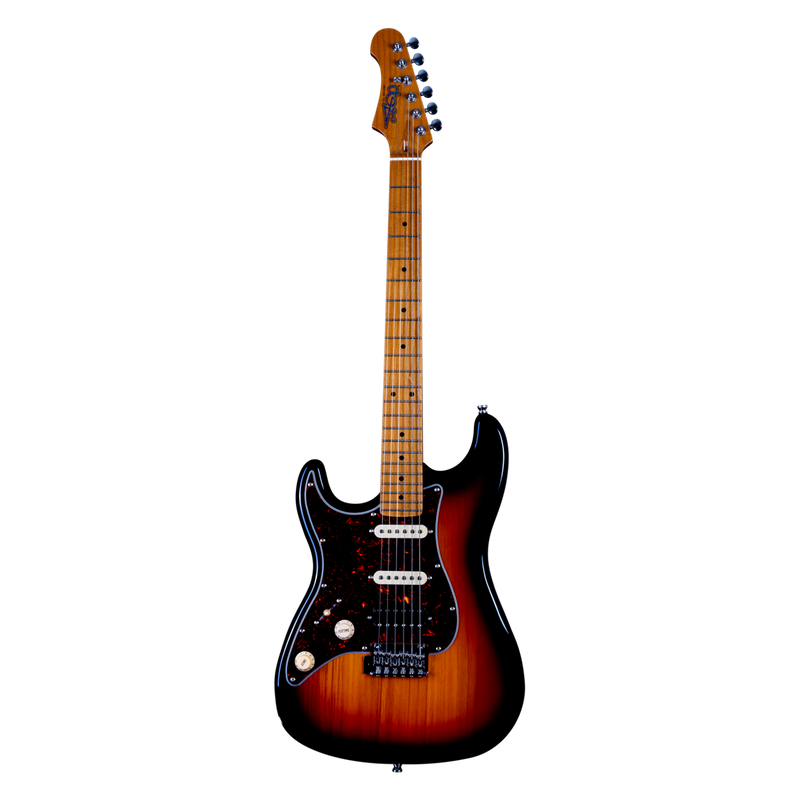 Jet Guitars JS-400 SB LH S-stijl HSS Linkshandig Sunset