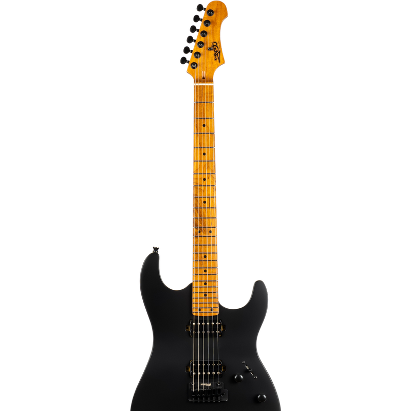 Jet Guitars JS-500 MBK S-stijl HH Matt Zwart