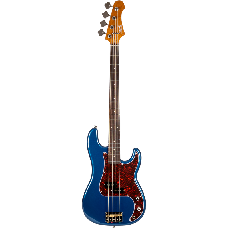 Jet Guitars JPB-300 NBL R PB-stijl Blauwe Rozenhout. FB