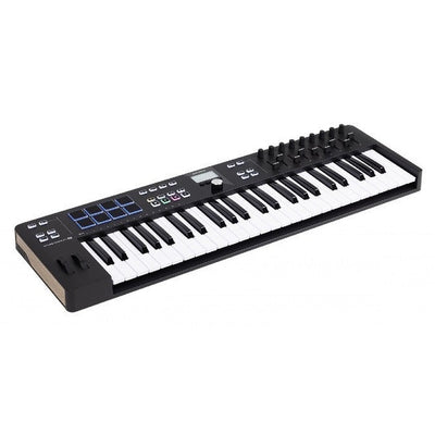 Arturia Keylab Essential 3 49 Black Universele 49-toetsen Midi Controller-toetsenbord in Zwarte Editie