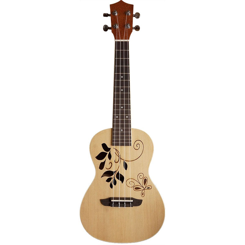 CLX Leaves SPR Ukulele Leaves Spruce (Light)