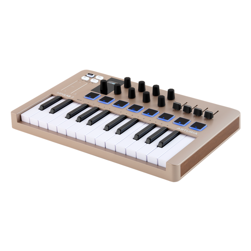 Arturia MiniLab 3 Champagne Edition Compact 25-toetsen MIDI-controller in een elegante Champagne-afwerking