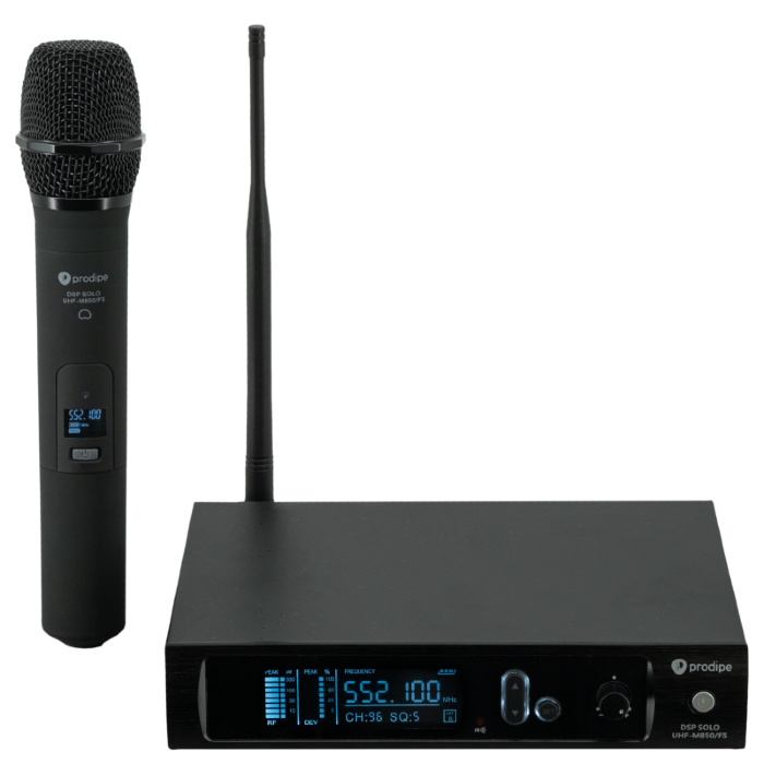 Prodipe M850 UHF SOLO F5 UHF wireless Solo Handheld system with F5 cardiod mic