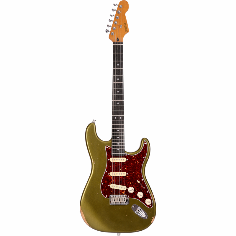 Patina PS-6 SGR R S-stijl SSS Alnico V Sherwood Groen Nitro Relic