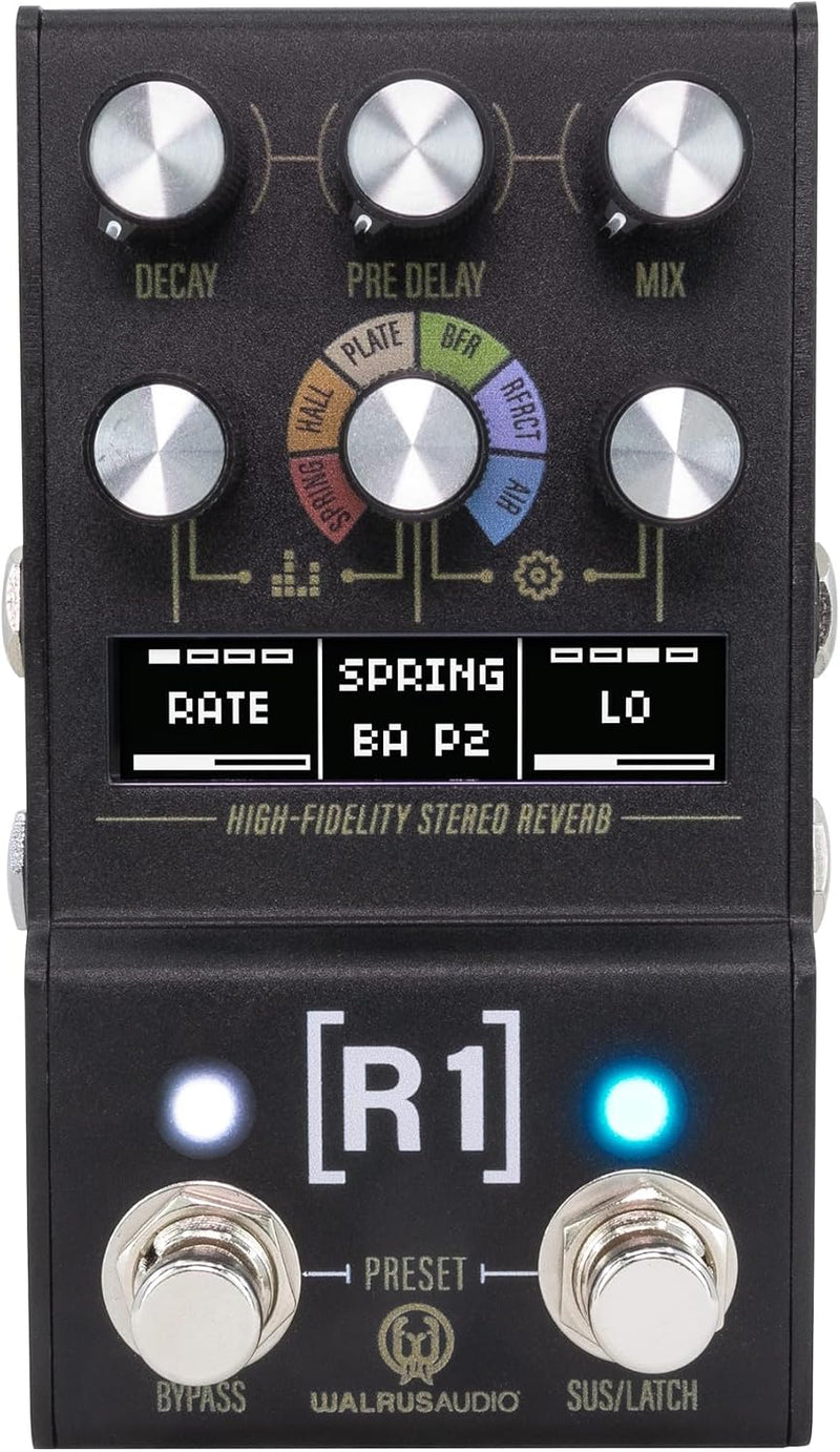 Walrus Audio MAKO SERIES R1 MKII Reverb FX Pedal (B-stock)