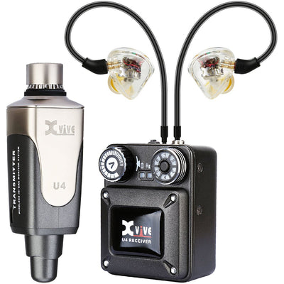 Xvive Wireless In Ear Monitor System Plus In Ear Montors & Case