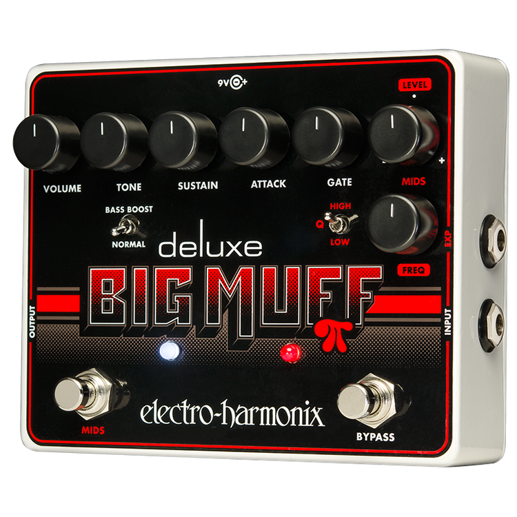 Electro Harmonix DELUXE BIG MUFF PI Advanced Distortion / Fuzz / Sustainer wit gate, Mid cut/boost/sweep, Bass Boost and Attack