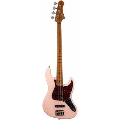 Jet Guitars JJB-300 PK JB-stijl Bas Schelp Roze, Rosew. FB