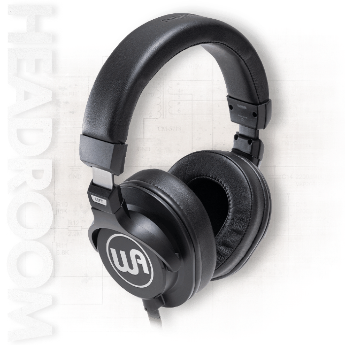 Warm Audio WAHRB, Black closed-back headphone Professional Closed-back headphones for tracking, mixing, editing and monitoring