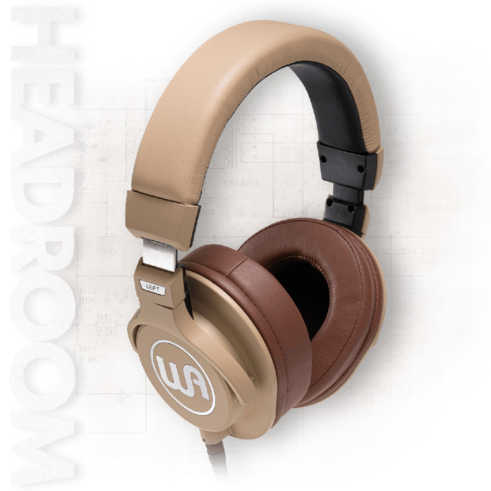 Warm Audio WAHRT, Tan closed-back headphone Professionele gesloten hoofdtelefoon voor tracking, mixing, editing en monitoring