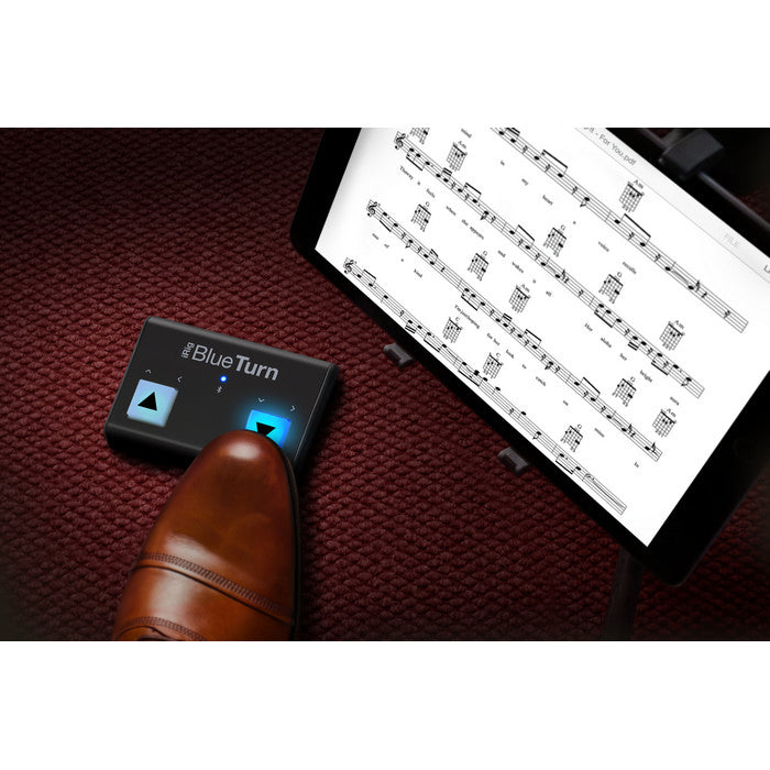 IK-Multimedia Tablet Page Turner Bundle Bundel: Inclusief iRig BlueTurn en iKlip Xpand