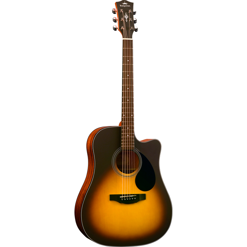 KEPMA GUITARS PLYTONE SERIES - EDC+ DREADNOUGHT SUNBURST acoustic guitar