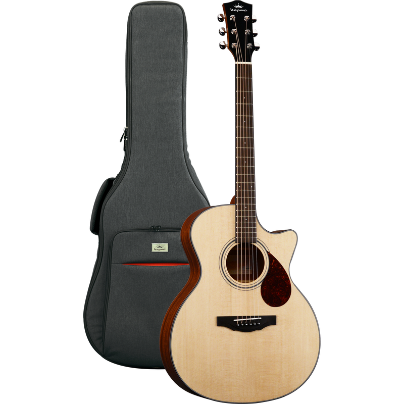 KEPMA GUITARS SOLID TOP SERIES - F0 GRAND AUDITORIUM NATURAL acoustic guitar