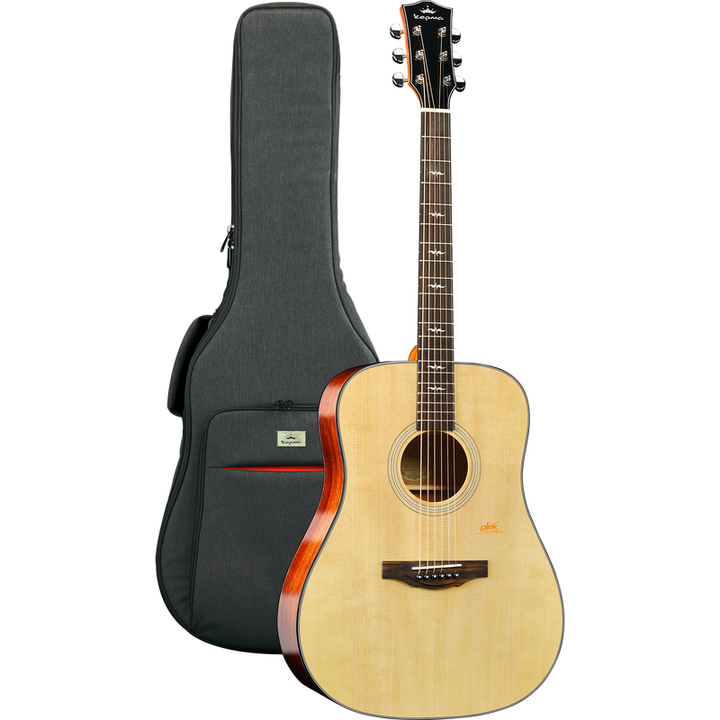 KEPMA GUITARS SOLID TOP SERIES - F1 DREADNOUGHT NATURAL acoustic guitar