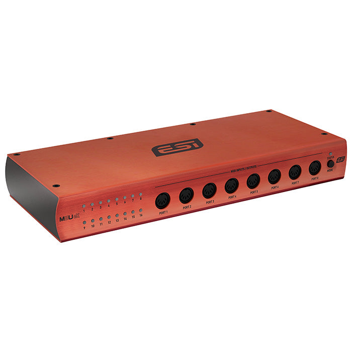 ESI M8U eX 16-port USB 3.0 MIDI interface with USB hub