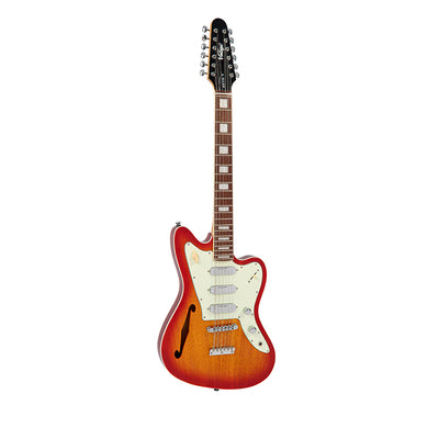 Vintage REVO Series 'Surfmaster Thinline' 12-String ~ RevoGlo