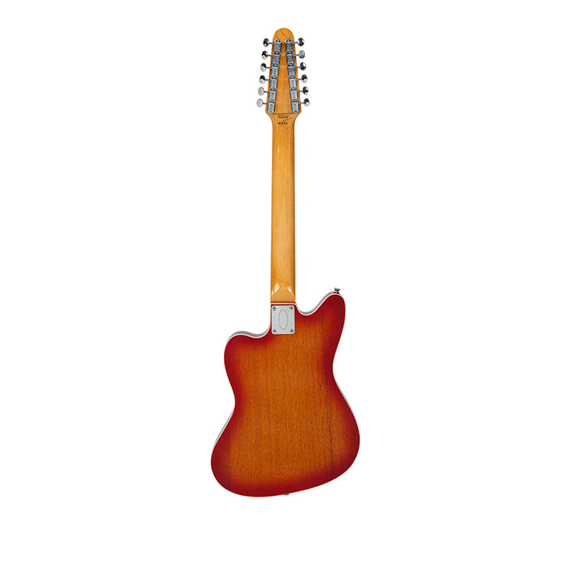 Vintage REVO Series 'Surfmaster Thinline' 12-String ~ RevoGlo westerhaven-muziek