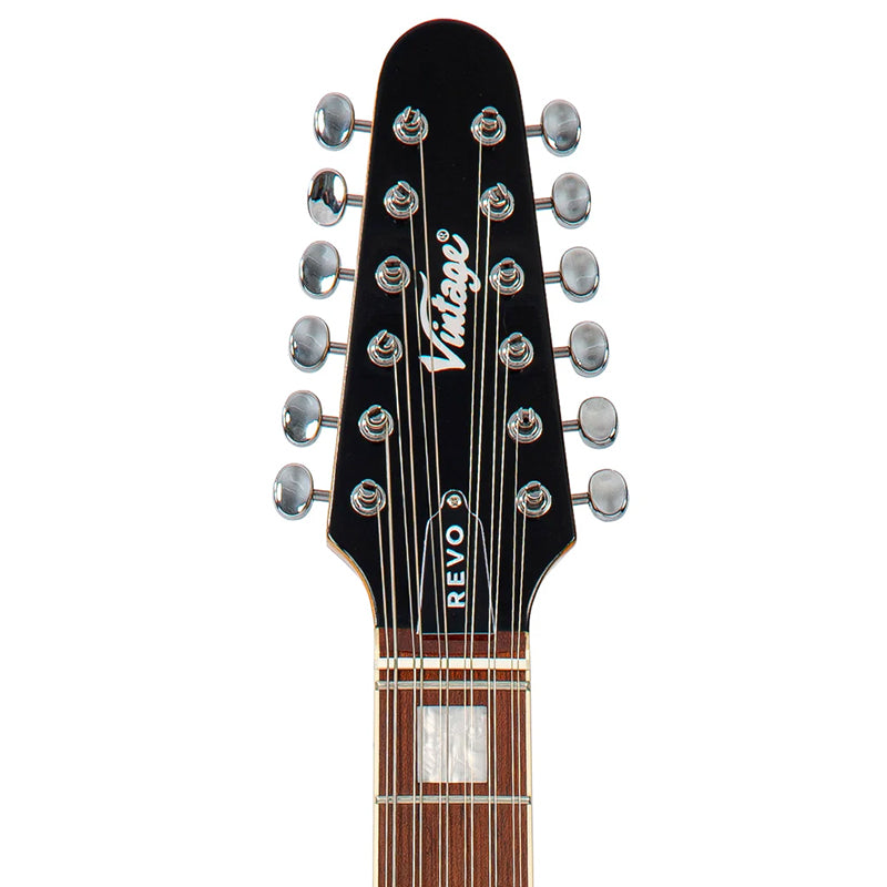 Vintage REVO Series 'Surfmaster Thinline' 12-String ~ RevoGlo westerhaven-muziek