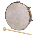 Hayman HDCT-308 hand trom, natuurvel, 8", hout, stembaar, met klopper westerhaven-muziek