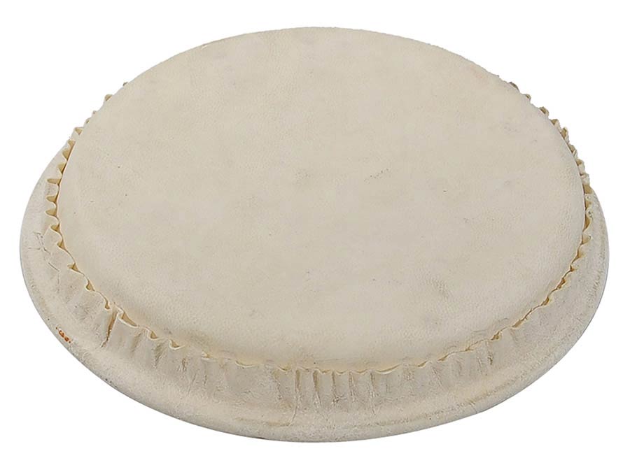 Hayman 402-G natuurvel voor bongo. met aluminum ring rond de onderkant. groot 19.4 cm