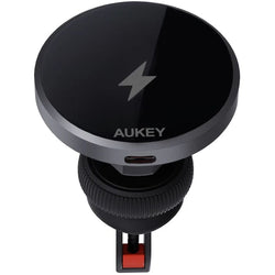 Aukey HD-MC13 Wireless Charging Car Holder 15W QI 2.0 w/ C-C Cable 1m Black