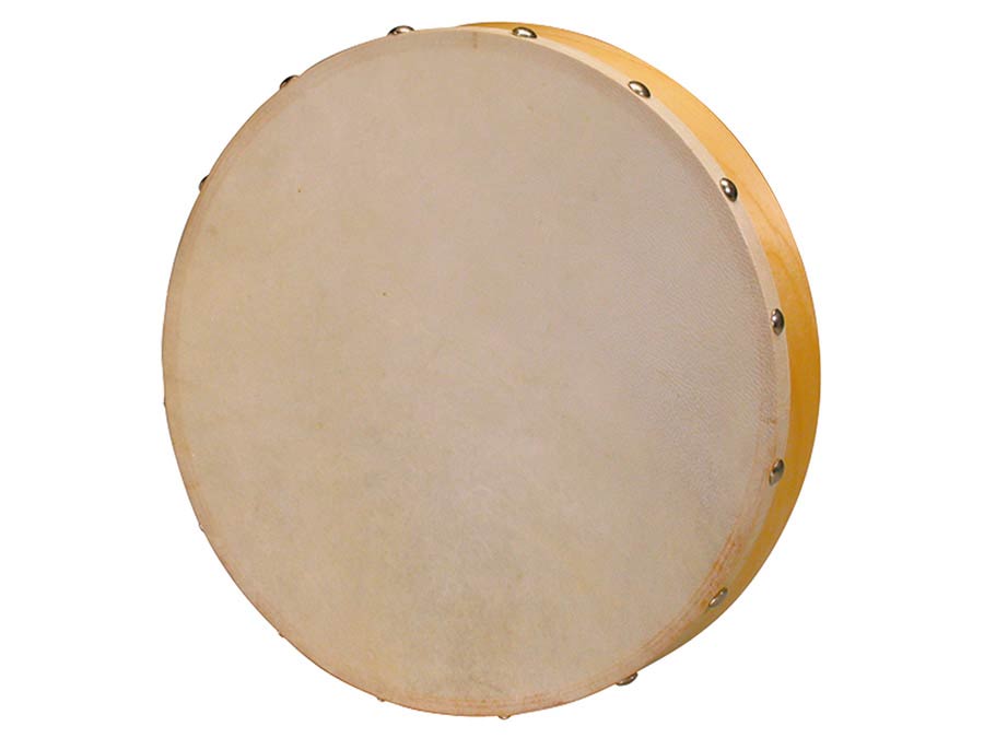 Hayman HDS-10 hand trom, natuurvel, 10", hout, afwerking in naturel