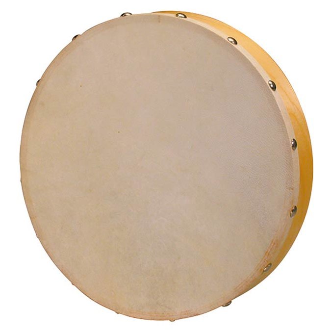 Hayman HDS-10 hand trom, natuurvel, 10", hout, afwerking in naturel westerhaven-muziek