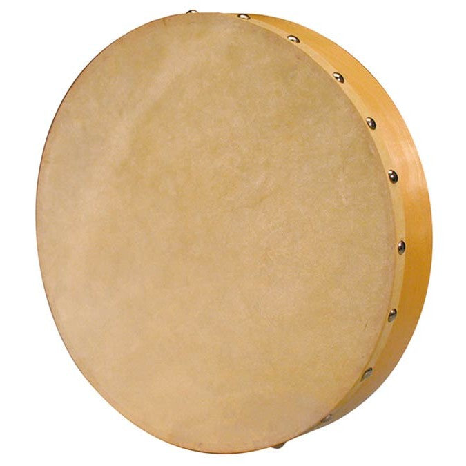 Hayman HDS-12 hand trom, natuurvel, 12", hout, afwerking in naturel westerhaven-muziek