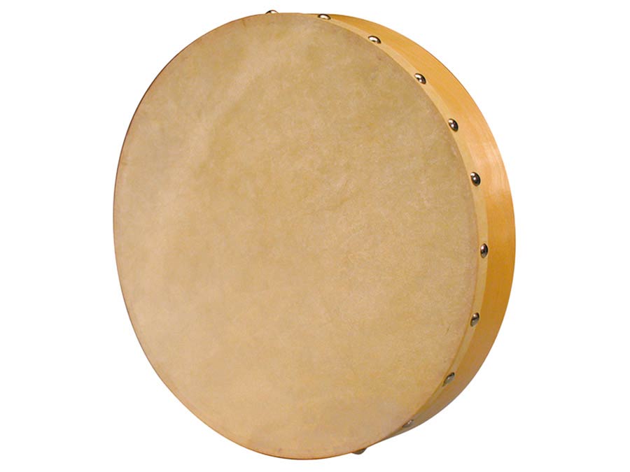 Hayman HDS-12 hand trom, natuurvel, 12", hout, afwerking in naturel