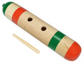 Hayman PA-035 guiro, hout, ovaal model, groot, met klopper