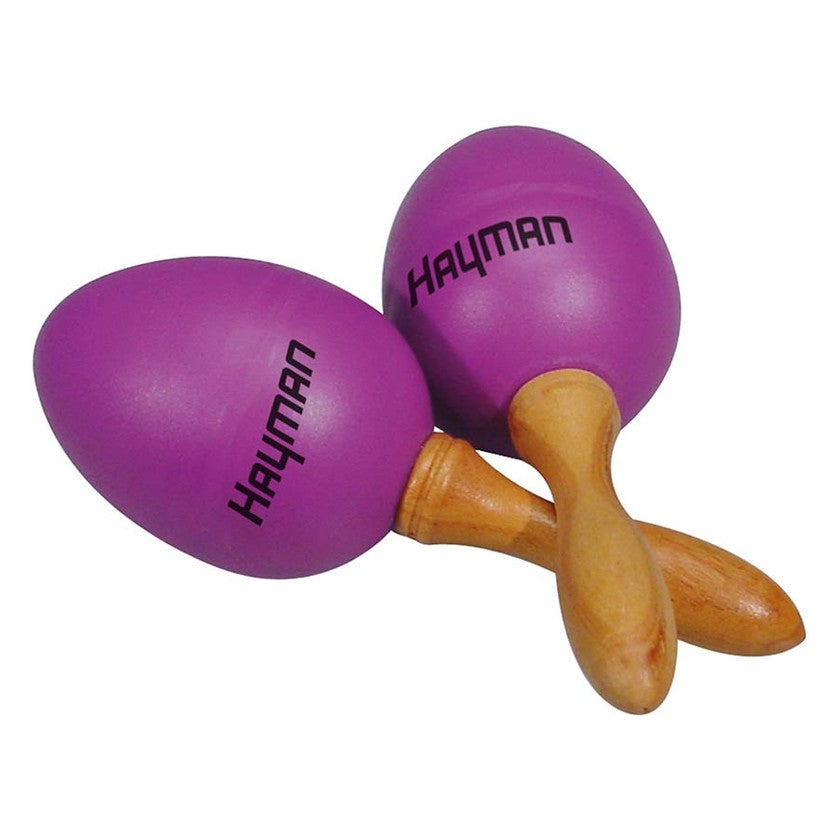 Hayman SE-2-PP schudeieren, plastic, paars, paar, met steel, 25 grams westerhaven-muziek