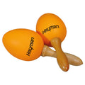 Hayman SE-2-OR schudeieren, plastic, oranje, paar, met steel, 40 grams westerhaven-muziek