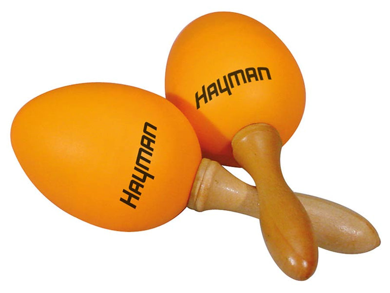 Hayman SE-2-OR schudeieren, plastic, oranje, paar, met steel, 40 grams