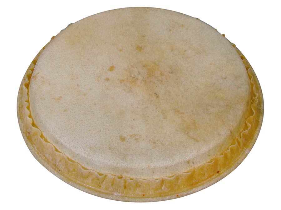 Hayman 405-G natuurvel voor bongo. met aluminum ring rond de onderkant. groot. 8.5 inch