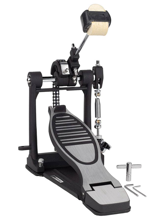 Hayman BDP-080 bassdrumpedaal, dubbele ketting, professioneel model