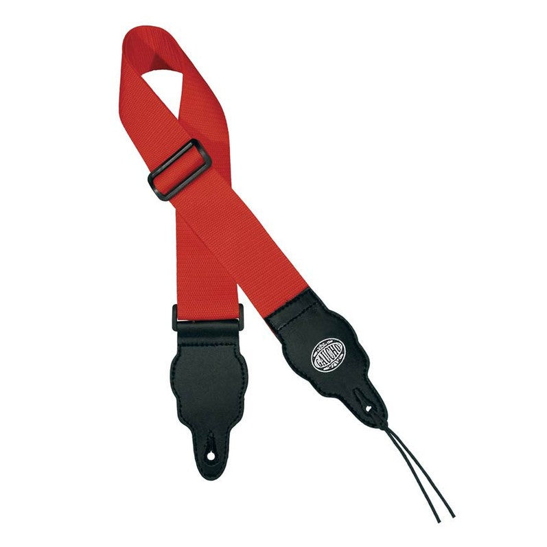 Gaucho GST-50-RD guitar strap, red nylon