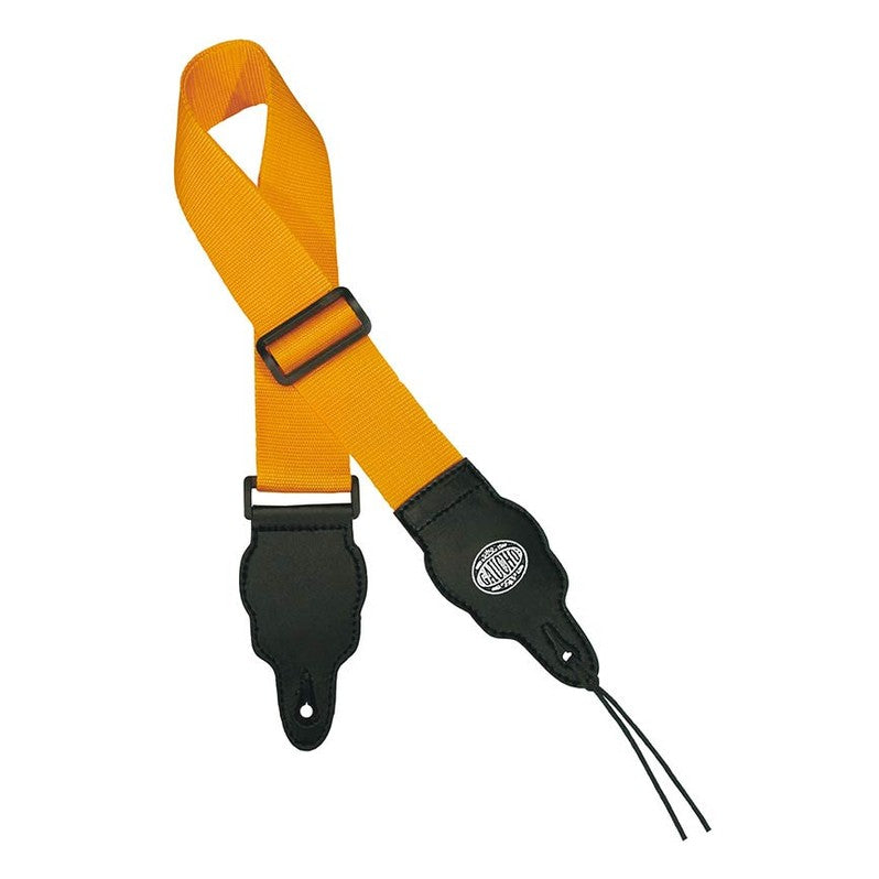 Gaucho GST-50-YE guitar strap, yellow nylon