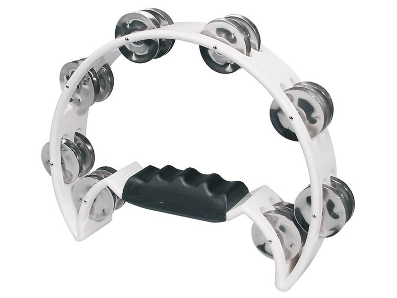 Hayman HTA-40-WH halve maan tamboerijn, zonder vel, plastic, wit