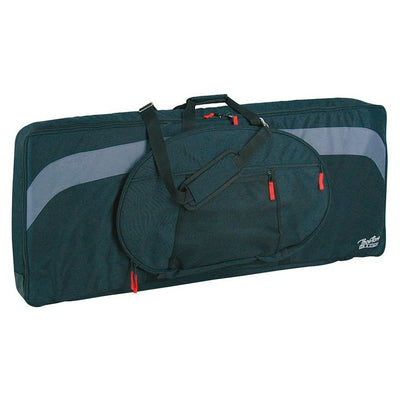 Boston KBT-980-BG gigbag voor keyboard, 25 mm. gevoerd, 980 x 400 x 170 mm., zwart en grijs