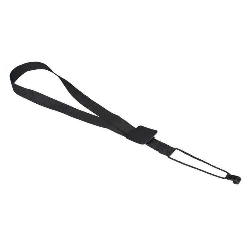 Gaucho GST-30-BK/10 classic guitar strap 10-pack, 10 straps with soundhole hook, black nylon, 30 mm. wide
