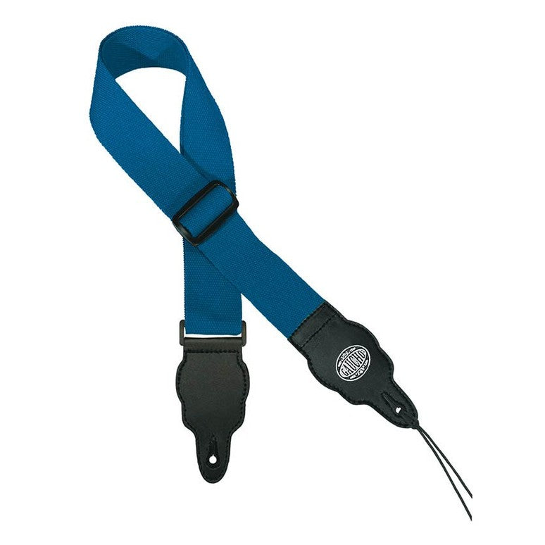 Gaucho GST-50-CU guitar strap, cobalt blue nylon