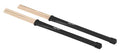 Hayman RS-12-BF drumrods, bamboe, zwart handvat, 12 staven, plat, paar, lengte 400 mm