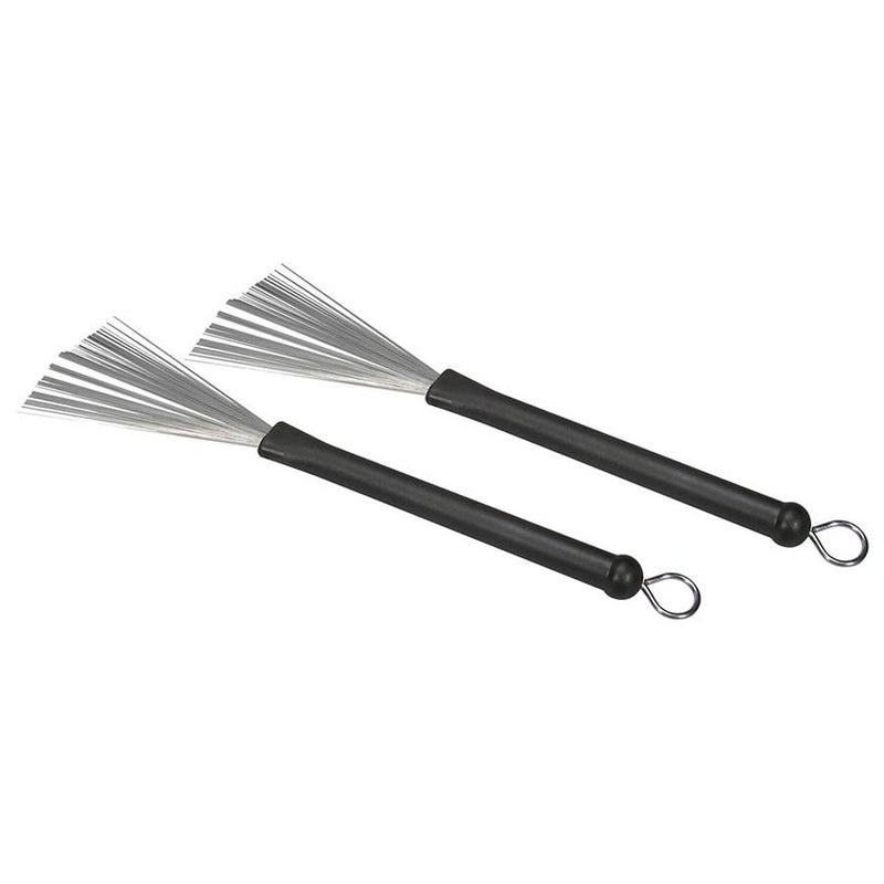 Hayman BRH-5-MT brushes, metalen haren, rubber handvat, paar, uitschuifbaar