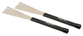 Hayman BRH-5-WN brushes, wit nylon haren, zwart rubber handvat, uitschuifbaar