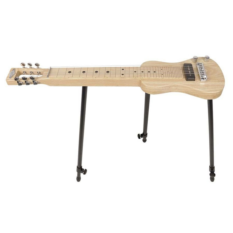 SX LG2ASHNA lap steel guitar, USA swamp ash, with bag and tripod stand, natural