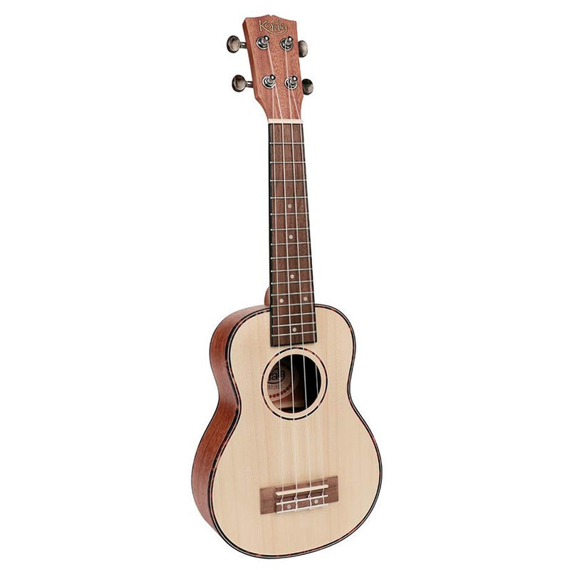 Korala UKS-410 soprano ukulele, spruce top, sapele sides and back