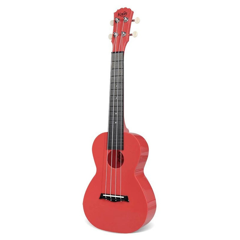 Korala PUC-20-RD concert ukulele polycarbonate, back with acoustic chambers, light red