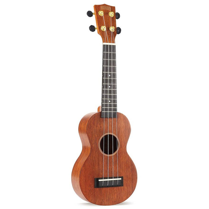 Mahalo MJ1TBR soprano ukulele, transparent brown, with bag